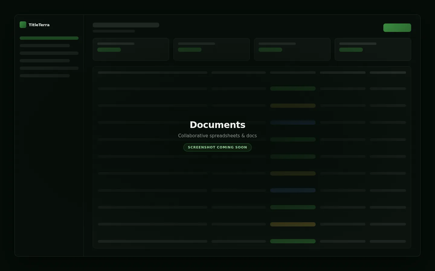 Collaborative spreadsheet screenshot