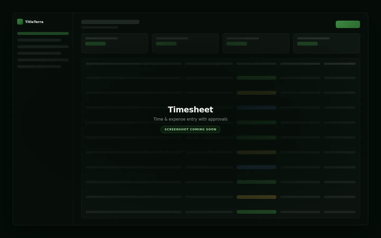 Timesheet hero screenshot